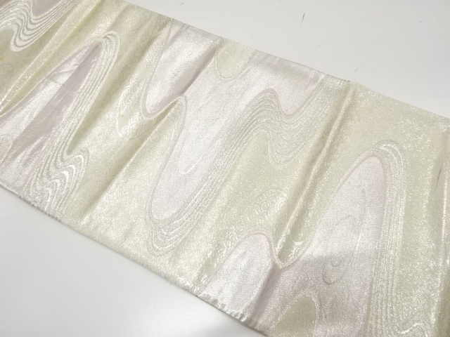 JAPANESE KIMONO / ANTIQUE FUKURO OBI / SILK / WOVEN STREAM